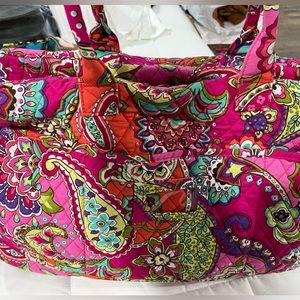 Vera Bradley Weekender Pink Swirls